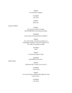 Fleabag S2E3: Priest and Foxes | PDF