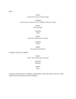 Fleabag S2E3: Priest and Foxes | PDF