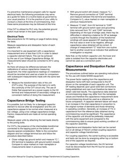 CCVT and CC - Instruction Manual | PDF | Capacitor | Transformer