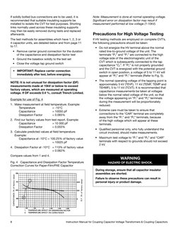 CCVT and CC - Instruction Manual | PDF | Capacitor | Transformer