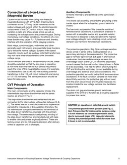 CCVT and CC - Instruction Manual | PDF | Capacitor | Transformer