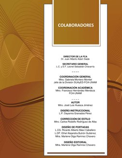 2 de 76 
 
Tercer Semestre 
 
 
  
COLABORADORES 
DIRECT