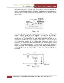 CHAPTER 1: INTRODUCTION TO PROCESS 
INSTRUMENTATION   PROCESS INSTRUMENTATION AND CONTROL 
 
4 
PETROCHEMICAL  ENGINEERING DE