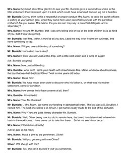 Oliver Twist Play Script | PDF | Nancy (Oliver Twist) | Fagin