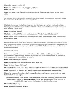 Oliver Twist Play Script | PDF | Nancy (Oliver Twist) | Fagin