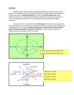 Angles and Directions in Surveying | PDF | Surveying | Angle