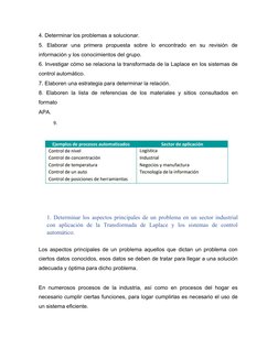 4. Determinar los problemas a solucionar.
5.  Elaborar  una  primera  propuesta  sobre  lo  encontrado  en  su  revisión  de