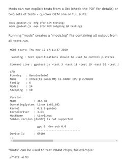 Nvidia MODS: GPU Diagnostic Tools | PDF | Graphics Processing Unit ...
