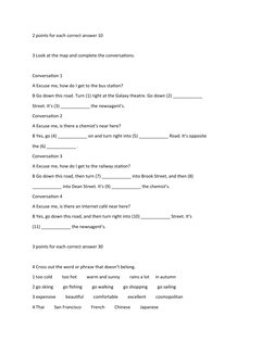 Level 2 English Progress Test | PDF | Room