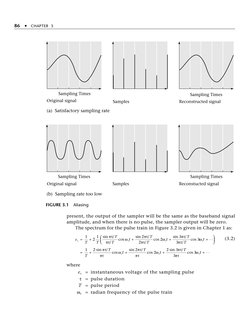 present, the output of the sampler will be the same as the baseband signal
amplitude, and when there is no pulse, the sampler