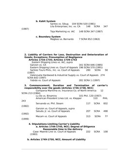 b. Kabit System
Santos vs. Sibug
104 SCRA 520 (1981)
Lita Enterprises, Inc. vs. CA
148  SCRA  347 
(1987)
Teja Marketing vs.