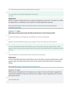 AZ-900 Practice Test Results Summary | PDF | Cloud Computing ...