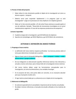 Guía para Taller de Tesis Investigativa | PDF | Hipótesis | Caso de estudio