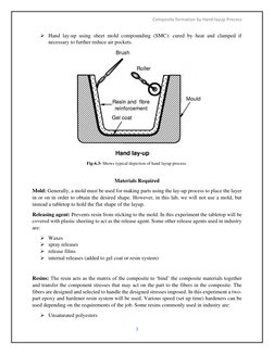 Layup Complete Process List.pdf Hand Layup Process for Composites | PDF | Composite Material | Fiberglass