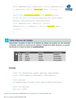 VALUES (SUBSTRING(USER(), (INSTR(USER(), '@')+1)), SUBSTRING(USER(), 
1, (INSTR(USER(), '@')-1)), ”ACTUALIZAR”, NOW(), "DOC