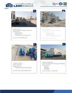 Location: Al Sailiya 
Client: Al Hamal Trading and Contracting 
Scope of Work: 
- 
Subgrade Works 
- 
Subbase Wor