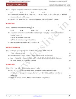 Remesh’s Mathematics 
[XI MATHEMATICS QUESTION BANK] 
 
 
Teaching Mathematics Since 1990
