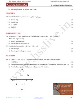 Remesh’s Mathematics 
[XI MATHEMATICS QUESTION BANK] 
 
 
Teaching Mathematics Since 1990