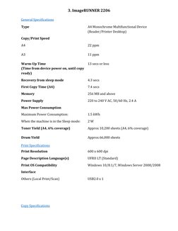 Desktop Computer Technical Specifications | PDF | Printer (Computing) | Usb