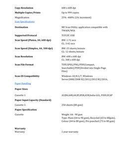 Desktop Computer Technical Specifications | PDF | Printer (Computing) | Usb