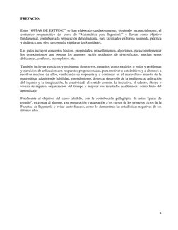 PREFACIO: 
 
 
Estas “GUÍAS DE ESTUDIO” se han elaborado cuidadosamente, siguiendo secuencialmente, el 
contenido programátic