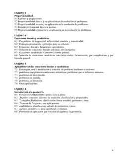 UNIDAD 5 
Proporcionalidad 
5.1 Razones y proporciones. 
5.2 Proporcionalidad directa y su aplicación en la resolución de pro