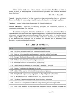 Page 2 of 6
“If the law has made you a witness, remain a man of science. You have no victim to
avenge, no guilty or innocent