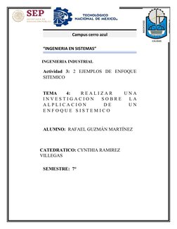 [1]
 
Campus cerro azul
“INGENIERIA EN SISTEMAS”
                 INGENIERIA INDUSTRIAL 
Actividad  3:  2  EJEMPLOS  DE  ENFO