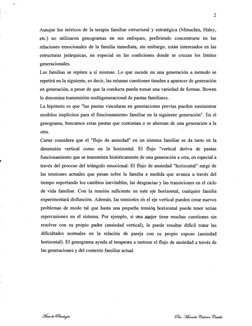 2 
Aunque los teóricos de la terapia familiar estructural y estratégica (Minuchin, Haley, 
etc.) no utilizaron genogramas en