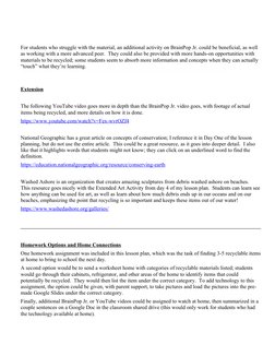 For students who struggle with the material, an additional activity on BrainPop Jr. could be beneficial, as well 
as working