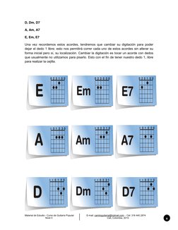 Material de Estudio - Curso de Guitarra Popular   
E-mail: camiloguitarra@hotmail.com  (mailto:camiloguitarra@hotmail.com)-