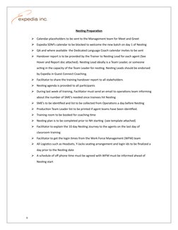 Call Center Nesting Framework Guide | PDF | Facilitator | Mentorship