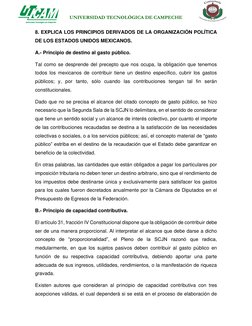 UNIVERSIDAD TECNOLÓGICA DE CAMPECHE 
8. EXPLICA LOS PRINCIPIOS DERIVADOS DE LA ORGANIZACIÓN POLÍTICA 
DE LOS ESTADOS UNIDOS M