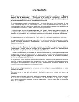 INTRODUCCIÓN
El Manual para el participante, es una guía de estudio para los participantes del curso de “Sistema
eléctrico  d
