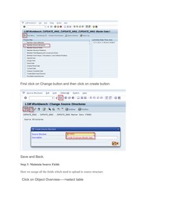 LSMW Step-by-Step Guide for SAP | PDF | Computer File | Microsoft Excel