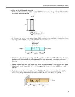 Axial Deformation and Strain Solutions | PDF | Young's Modulus ...