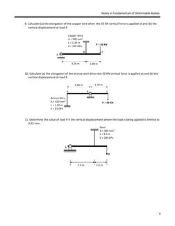 Axial Deformation and Strain Solutions | PDF | Young's Modulus ...