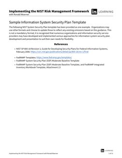 NIST System Security Plan Template | PDF | Computer Security | Security