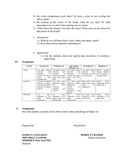 5.) Do colors complement each other? Or does a color or two overlap the
other colors? 
6.) By  looking  at  the  colors  of