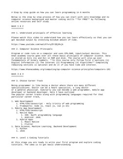 Learn Coding in 6 Months: A Guide | PDF | Computer Programming | Mobile App