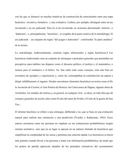 con las que se demarcó en muchas tentativas de construcción de conocimiento entre una etapa
heurística –inventiva, formativa–
