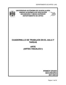 Cuadernillo de Artes Visuales I | PDF | Color | Escultura