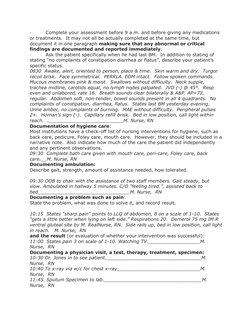 Ama Note Sample Rn Nursing Notes: Sample Entries Guide | PDF | Nursing | Patient