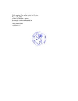 Título original: Das gab es schon im Altertum
Pieter Coll, 1986
Traducción: Miguel Ciganda
Retoque de cubierta: watsodeleche