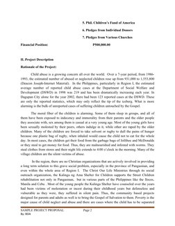5. Phil. Children’s Fund of America
       
6. Pledges from Individual Donors
       
7. Pledges from Various Churche