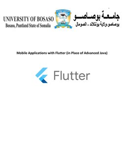 Flutter Mobile App Development Guide | PDF | Control Flow | Databases