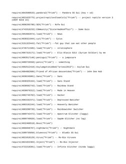 require(4843580533).pandora2("Friek") -- Pandora SS Gui (key = xd)
require(4821625775).projectreptilev3leaklolz("Friek") -- p
