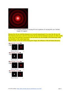 Wave Interference Remote Lab 3 Guide | PDF | Diffraction | Wavelength