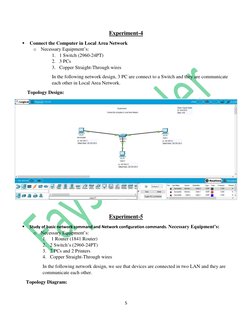 CCNA Lab Manual for Packet Tracer | PDF | Computer Network | Network ...