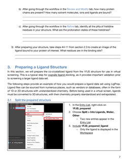 Maestro Docking Tutorial Overview | PDF | Docking (Molecular) | Ligand ...